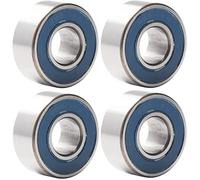 ZAAHH 4 pièces 3001 2RSV Max roulement 12 * 28 * 12mm Billes complètes pièces de réparation de Pivot de vélo 3001 2RS RSV roulements à Billes 3001-2RS