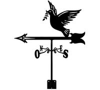 ZAANU Girouette en métal avec Oiseaux et Animaux - Indicateur de Direction du Vent Vintage avec revêtement antirouille pour extérieur, abris de Jardin, décoration de granges