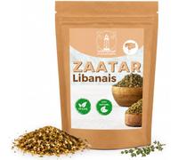 Zaatar Libanais 100g - Mélange d'Épices Traditionnel aux Notes de Sumac, Thym et Sésame - Épice pour Cuisine Orientale, Pain, Poulet et Grillades - Sachet Kraft Refermable