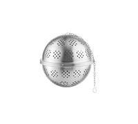 ZAAWUUT Boule à thé en acier inoxydable - Infuseur à épices - Panier de séparation avec crochet de suspension pour infusion de thé et d'épices (6,5 cm)