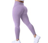 ZAAYO Legging de sport Ozone pour femme - Taille haute - Sans couture - Pour fitness, #2 violet., M