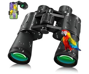 Zabatoco Jumelles 20x50 HD Prisme BAK4 Objectif FMC Étanches Oiseaux Randonnée Voyage