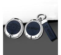 ZABEES Coque de Clé de Voiture pour Smart #1#3 Brabus, Etui a Clef Couvre Clef Étui à Clé Voiture, Housse de Protection pour Clé de Voiture Couvertures Porte-clés,E Blue