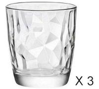 ZABEL - Boite 3 Gobelets transparent 30cl Transparent G