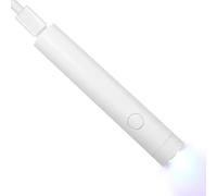 zabeto Mini Sèche-Ongles UV LED 3W Portable Lampe de Séchage des Ongles Mini Stylo Lampe de Poche Rechargeable USB, Facile à Installer Facile à Utiliser Blanc