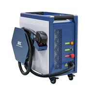 ZAC Nettoyeur laser 300 W G Series IoT refroidi à l'air AC110-220 V Machine de nettoyage laser portable pour enlever les films d'oxyde, les taches d'huile, de peinture, de revêtement de classe 1