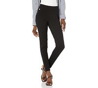 Zac & Rachel Pull on Ankle Pant with Metal Tab Pantalon décontracté, Noir, S Femme