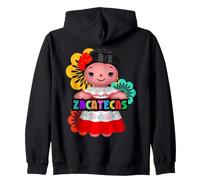 Zacatecas México Mazahua Muñeca de Trapo María Otomí Sweat à Capuche