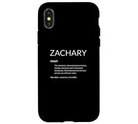 Zachary is The Best Funny Name Definition Zach Zachary Coque pour iPhone X/XS