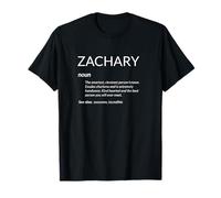 Zachary is The Best Funny Name Definition Zach Zachary T-Shirt