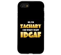 Zachary Joke IDGAF Funny Meme Halloween Zach Costume Zachary Coque pour iPhone SE (2020) / 7/8