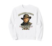 Zachary Taylor Vieux Portrait Militaire Rugueux et prêt Sweatshirt