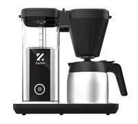 ZACHVO Cafetière Filtre avec Carafe Isotherme 1,25L, Infusion Rapide 4,5 min, Température PID 92°C, Stop-Goutte 30s, Filtre Réutilisable, Nettoyage Automatique, Sans BPA, Design Inox