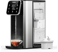 ZACHVO Distributeur d'eau chaude UR05-2200W - Eau chaude en quelques secondes, 4 niveaux de température & 3 volumes d’eau, réservoir 4L, compact, filtre à charbon actif, pour cuisine & bureau