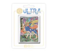 Zacian 100/094 Alternative Pokémon Gallery Secrète - Ultraboost X Méga-Évolution 2 Flammes Fantasmagoriques - Coffret de 10 Cartes Pokémon Françaises