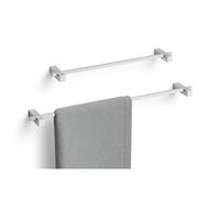 Zack Carvo Porte-serviettes - 66cm - simple - inox brossé 40482