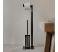 Zack LINEA Porte-brosse WC avec brosse, 40868,
