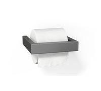 Zack LINEA Porte-rouleau de papier toilette - 15cm - graphite 40870