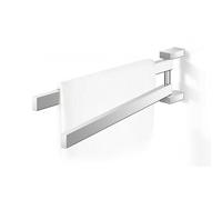 Zack LINEA Porte-serviette - 45cm - double - rotatif - acier inoxydable brillant 40025