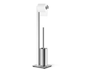 Zack LINEA Serviteur WC - 73x15x18cm - autoportant - inox poli brillant 40027