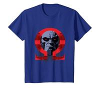 Zack Snyder's Justice League Darkseid Omega T-Shirt, Enfant, Bleu Royal, 8 Ans