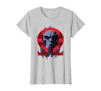 Zack Snyder's Justice League Darkseid Omega T-Shirt, Femme, Argent, M