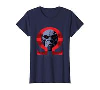 Zack Snyder's Justice League Darkseid Omega T-Shirt, Femme, Bleu Marine, 3XL