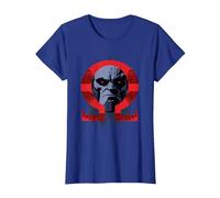 Zack Snyder's Justice League Darkseid Omega T-Shirt, Femme, Bleu Royal, M