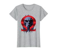 Zack Snyder's Justice League Darkseid Omega T-Shirt, Femme, Gris Chiné, L