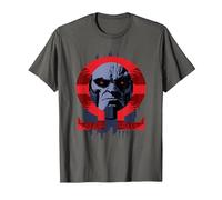 Zack Snyder's Justice League Darkseid Omega T-Shirt, Homme, Asphalte, M