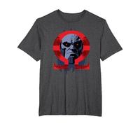Zack Snyder's Justice League Darkseid Omega T-Shirt, Homme Grandes Tailles, Chiné Foncé, 2X Tall