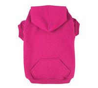 Zack & Zoey Sweat à Capuche Basique pour Chien, 30,5 cm, Taille S, Sorbet Framboise
