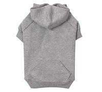 Zack & Zoey Sweat à Capuche Basique pour Chiens, 30,5 cm, Taille S, Gris chiné