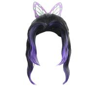 ZACKZIK Xuchang Cosplay Perruque for Demon Slayer Kimetsu no Yaiba Kochou Shinobu