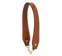ZacLAy Sangles De Sac À Main en Cuir pour Femmes, Poignée De Sac À Bandoulière, Large Sangle Courte, Accessoire De Remplacement, Métal doré