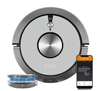 ZACO A9sPro Aspirateur Robot avec Fonction de Nettoyage, Application & Alexa, Mapping, Jusqu'à 2 heures, Aspiration ou Essuyage, Gris