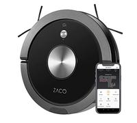 ZACO - robot aspirateur laveur A9sPro, WiFi, connecté Alexa, Google et appli - robot autonome intelligent 3 en 1, navigation cartographie, caméra - nettoyeur lavant pour sols durs, tapis, poil animaux