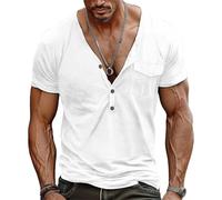 ZACOLLAN Casual T-Shirt Homme Manches Courtes Homme Mode T-Shirt Homme Classique All-Match Sportshirt Homme Personnalité Tendance T-Shirt Manches Courtes Homme G-White2 XL