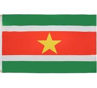 Zac's Alter Ego Grand drapeau du Suriname 1,5 x 0,9 m - Idéal pour les carnavals et les festivals