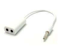 Zactech Headphone Splitter 3.5mm Jack Cable Adapter for APPLE IPAD IPHONE And IPOD