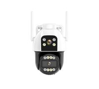 ZADCCS Caméras de sécurité, Caméra IP 4G Carte SIM 4K HD, Zoom 10X, PTZ, Trois objectifs, Double écran, caméra de sécurité 2K, Suivi Automatique, Surveillance P2P(2K WiFi Camera)
