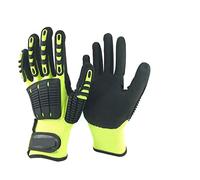 ZADCCS Gants anti-coupures， Niveau de coupe A6 Gant travail jardin sécurité résistant aux coupures Mécanicien anti-vibration Protection des mains Gants course pour la cuisine et le travail