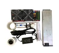 ZADCCS Module de Chauffage de Fusion de trempe par Induction à Haute fréquence 3000W 55A ZVS + Bobine + Pompe + Alimentation + creuset pour Retirer Les vis rouillées(with Crucible)