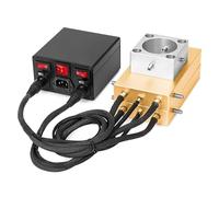 ZADCCS Presse à Chaud, Plaque de Pression en colophane à maximale 20T, 4x7 Pouces, plaques pressa Aluminium avec contrôleur température, boîte PID for l'extraction d'huile Fleur Cire