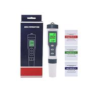 ZADCCS Testeur d'eau, Ph-mètre 3 en 1 TDS/Temp, testeur de qualité de l'eau, Stylo détecteur de conductivité, Moniteur, Outil de Mesure de la pureté pour Robinet, Aquarium