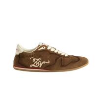 Zadig & Voltaire - Baskets basses en cuir - Femme - Chaussures - Brun - Taille: 36 EU