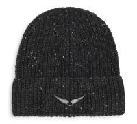 Zadig & Voltaire - Bonnet En Tricot - Gris Chine - Fille - Taille T4