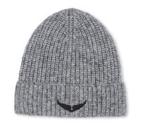 Zadig & Voltaire - Bonnet En Tricot Métallisé - Gris Chine - Fille - Taille T3