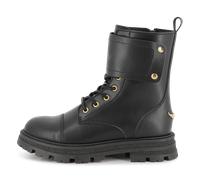 Zadig & Voltaire - Bottes À Lacets En Cuir De Vachette - Black - Fille - Taille 35