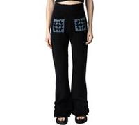 ZADIG&VOLTAIRE Flavy Cotton Crochet Trousers Noir Taille: XS | Évasés pantalons Outlet | Femme |